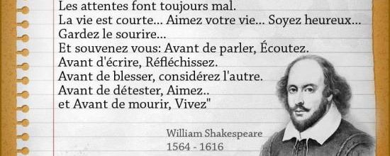 Je me sens toujours heureux parce que je n'attends rien de personne