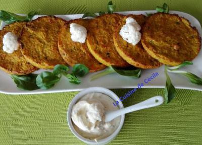 Croquettes de chou fleur au curcuma