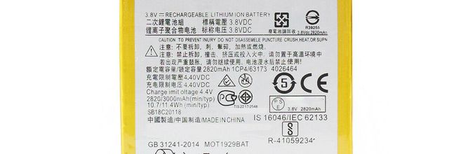 Batteria per Motorola Moto Z3 Play XT1929-1 XT1929-4 XT1929-5 XT1929-6 ect - JS40 (2820mAh) batteria di ricambio