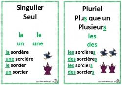 Singulier et pluriel