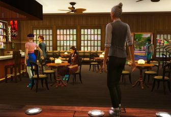 Mes sims et la garde-robe du kit cristal ;)