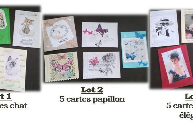 Jeu - 5 cartes maison - les gagnantes