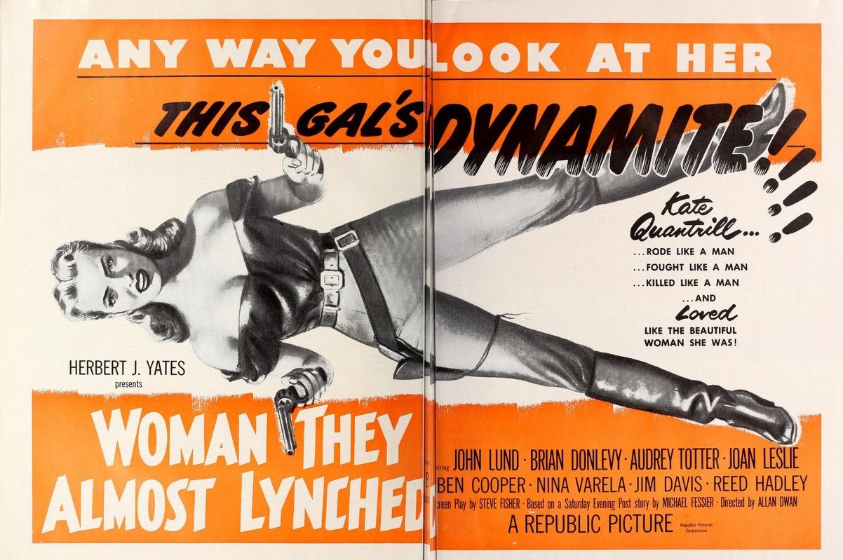 WOMAN THEY ALMOST LYNCHED BOX OFFICE USA 1953