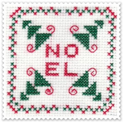 Biscornu de Noël 2025