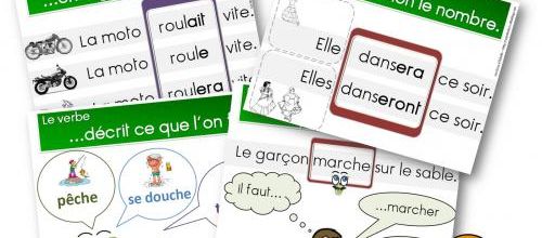 Le verbe - affichages