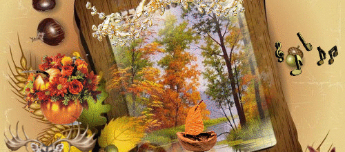 CAFRE PAYSAGE AUTOMNE ANIMAUX