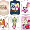 Hiboux St Valentin ! cartonnettes 2018