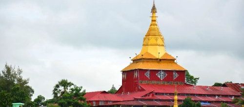 Le grand bouddha couché de Rangoon