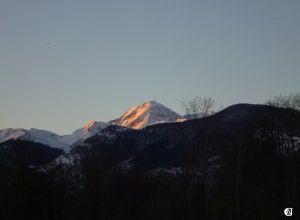 Alpenglühen sur le Bigorre (2877 m)