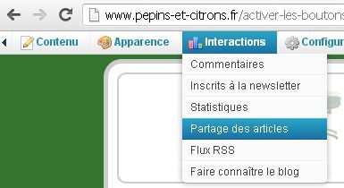 Activer les boutons des réseaux sociaux à la fin d'un article