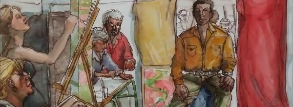 Scène d'atelier (59) : Un mexicain est venu poser
