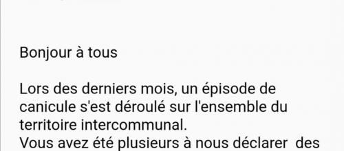 Etat de Catastrophe Naturelle 
