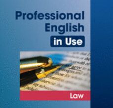 Descargar [PDF] {EPUB} PROFESSIONAL ENGLISH IN USE. LAW