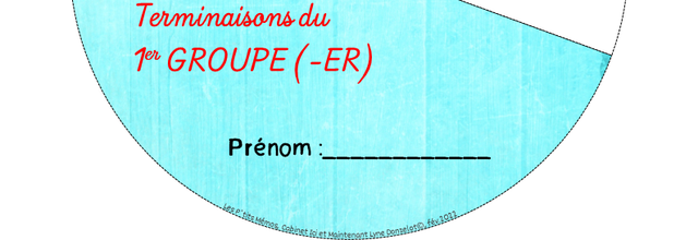 Roue FR présent TERMINAISONS DU 1er GROUPE