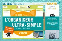Ebooks à télécharger pour les tablettes Android L'organiseur ultra-simple pour les amoureux des chats  - De janvier à décembre 2020 RTF FB2