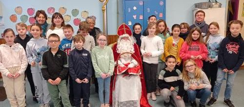 Visite de Saint-Nicolas à l'école!