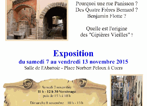 La toponymie Cuersoise - exposition