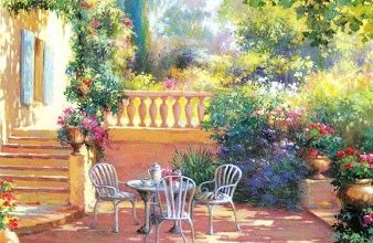 Son jardin extraordinaire ... 