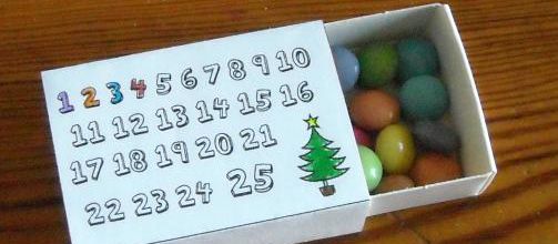 Mini calendrier de l'avent