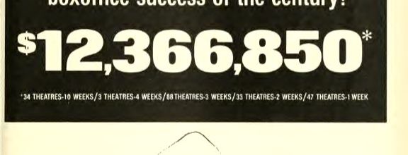 BOX OFFICE USA DU 2 JANVIER 1968 AU 8 JANVIER 1968