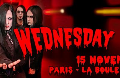 Wednesday 13, date unique à la Boule Noire le 15 novembre