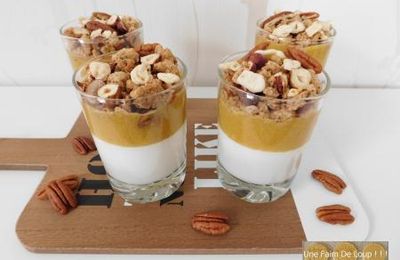 Fromage blanc & mangue mixée au granola 