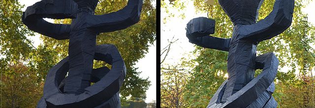 FIAC 2014 Jardin des Tuileries : "Louise Fuller" de Georg Baselitz