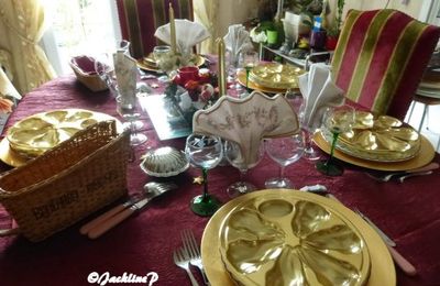 C'était Noël 2016...Ma table et mes convives