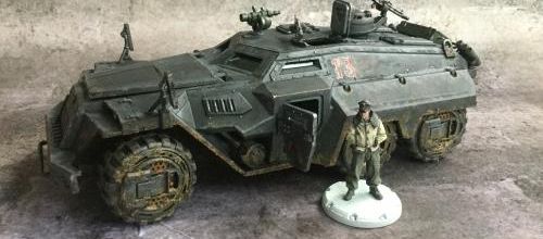 Transport de troupes dustifié