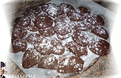 Biscuits potiron et chocolat