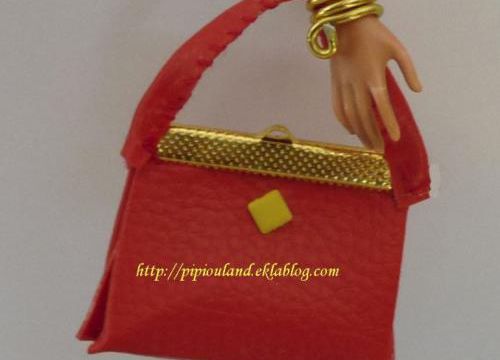 Pas à pas du mini sac à main rouge