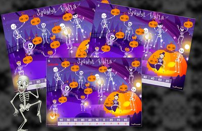 Squelet'Fiesta: soustraction de dizaines