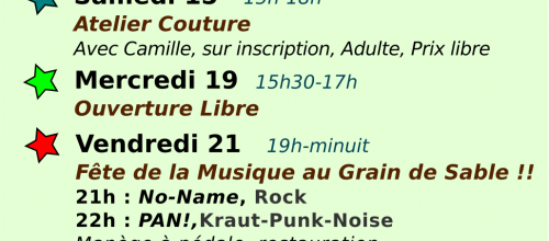 Programmation Juin 2019