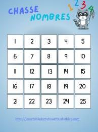 Calculer rapidement: Le chasse-nombres