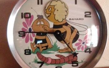REVEIL "BAYARD" & HORLOGE MAYA L'ABEILLE