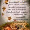Dictons et Fête du jour St Bruno + grille prénom  !