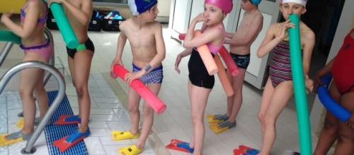 Nos séances de piscine.