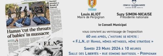 Louis Aliot sur le Hamas et le FLN… (Suite)