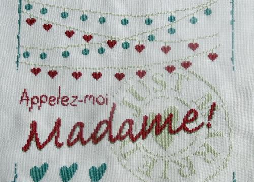broderie pour un mariage