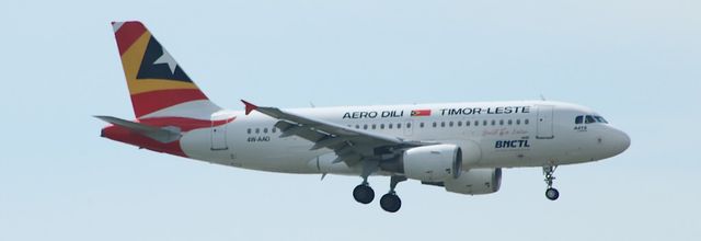 Premier Airbus A319 pour Aero Dili