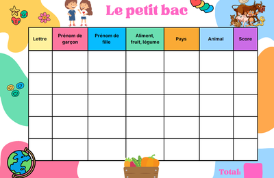 Le petit bac