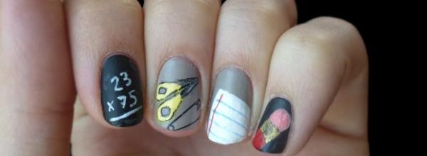 Manucure back to school + vidéo tutoriel