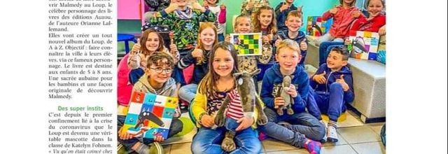 Le projet le Loup qui découvrait la Belgique est dans le journal!