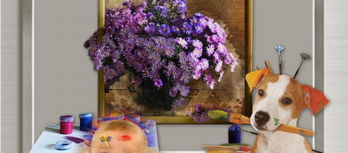  Leçon de peinture .
