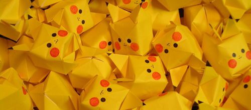 Des pokémons en origami