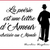 Poésie que j'aime !