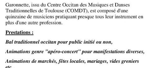 Groupe GARONNETTE