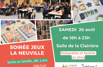 26 avril 2025 : Soirée jeux de société