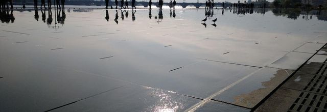 le miroir d'eau à Bordeaux