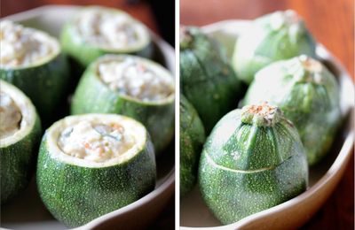 Courgettes rondes aux saveurs du Sud
